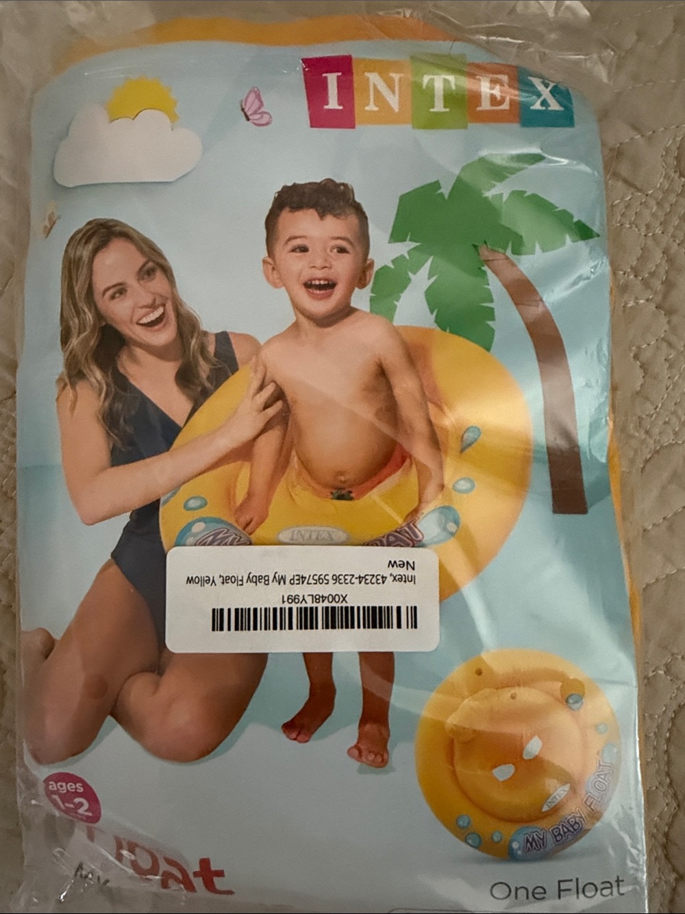 Intex Yellow Kids Swim Float - My Baby One Float